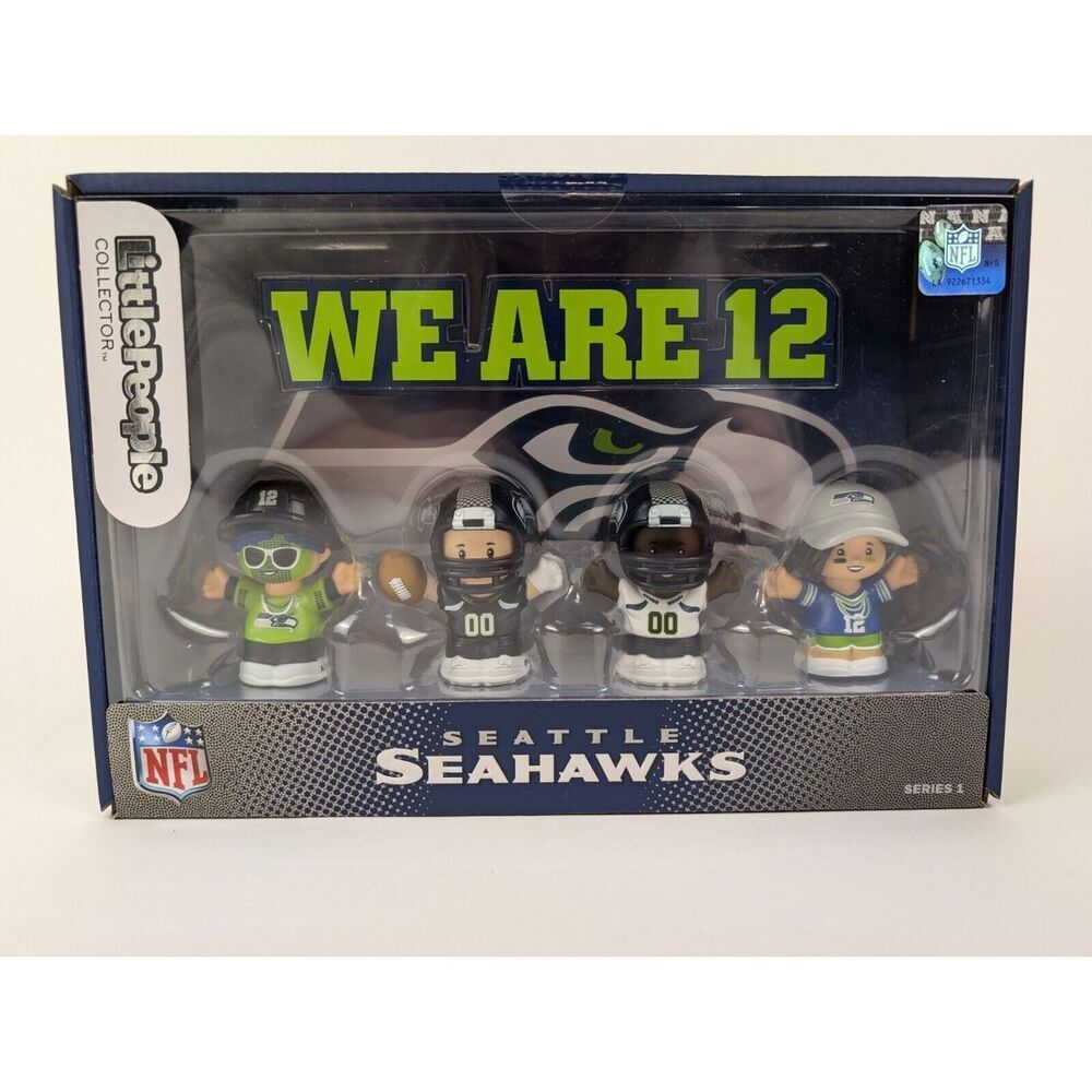 Little People Collector NFL Seattle Seahawks Fisher Price Series 1 NEW toys baby - Picture 8 of 8
